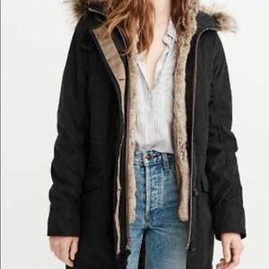 Abercrombie & Fitch 3 in 1 Faux Fur Parka